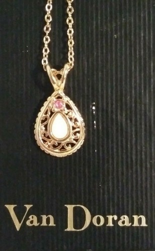 VINTAGE VAN DORAN GENUINE OPAL \u0026 RUBY 