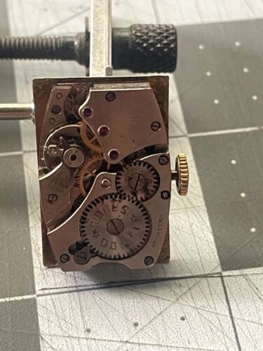 Vintage Lanco Tank Sub Second Watch Works - Picture 6 of 7