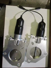 FMR PERFORMANCE  3 " ELECTRIC EXHAUST CUT OFF VALVE KIT WITH MOTOR ONE PAIR