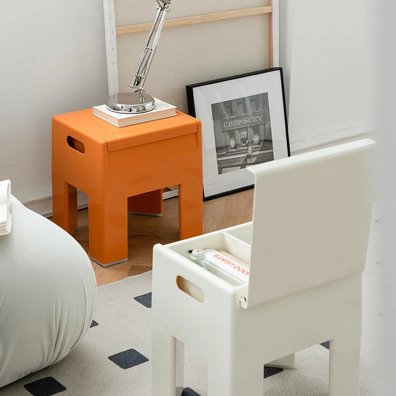 Modern storage stool multi-functional storage stool Large capacity low stool - Image 2 of 4