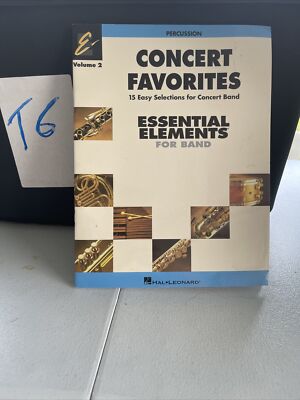 Concert Favorites Vol. 2 Percussion Essential Elements Band New Free Shipping