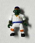Vintage Teenage Mutant Ninja Turtles Michelangelo Figure - Baseball Head Set