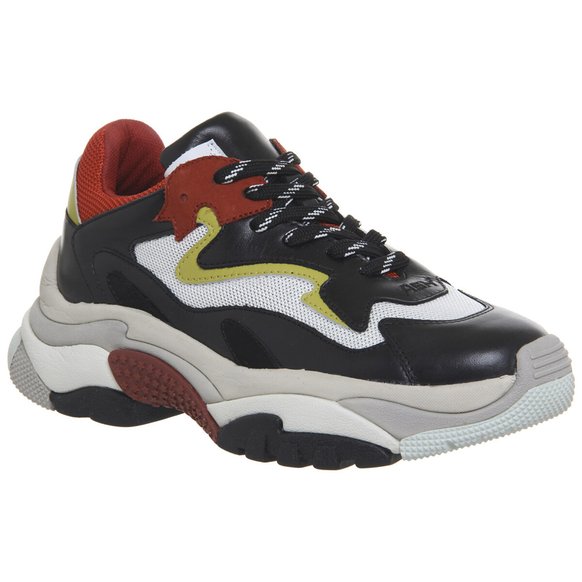 ash women's addict leather lace up sneakers