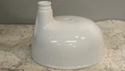 Vintage Sunbeam Mixer Mixmaster Juicer Bowl White Milk Glass Attachment