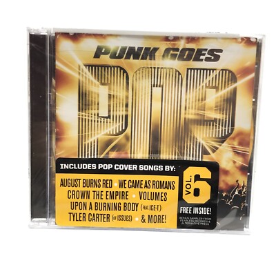 PUNK GOES POP Volume 6 Music CD New Sealed Pop Cover Songs Fearless Records
