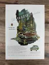 1949 The FRAZER Manhattan Automobile For Those Who Want The Finest! Art Print Ad