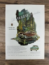 1949 The FRAZER Manhattan Automobile For Those Who Want The Finest! Art Print Ad
