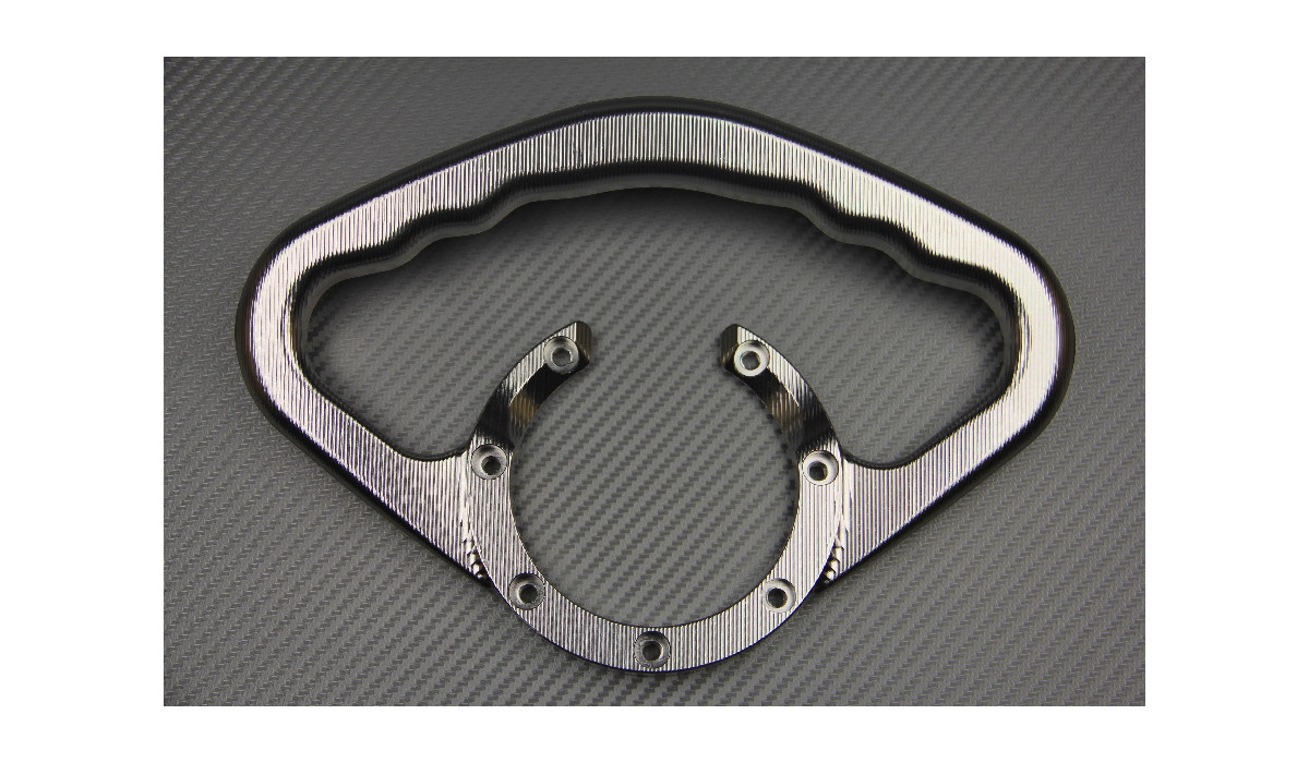 Poignée passager réservoir alu Honda CB1000R 2008 2009 2010 à 2016 argent - 2