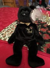 Ty Beanie Baby The End 1999 Y2k Millennium Teddy Bear No Loop Tag Error! Rare!