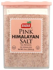 8 oz Badia Himalayan Pink Salt fine/Sal/Fina Rosada/de Himalaya/Mar/Kosher.