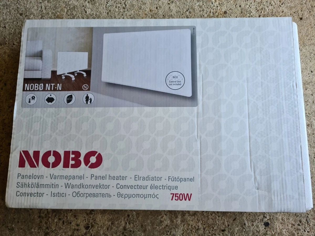 BRAND NEW NOBO 750W CONVECTOR HEATER SLIMLINE PANEL NTE4N WHITE | eBay