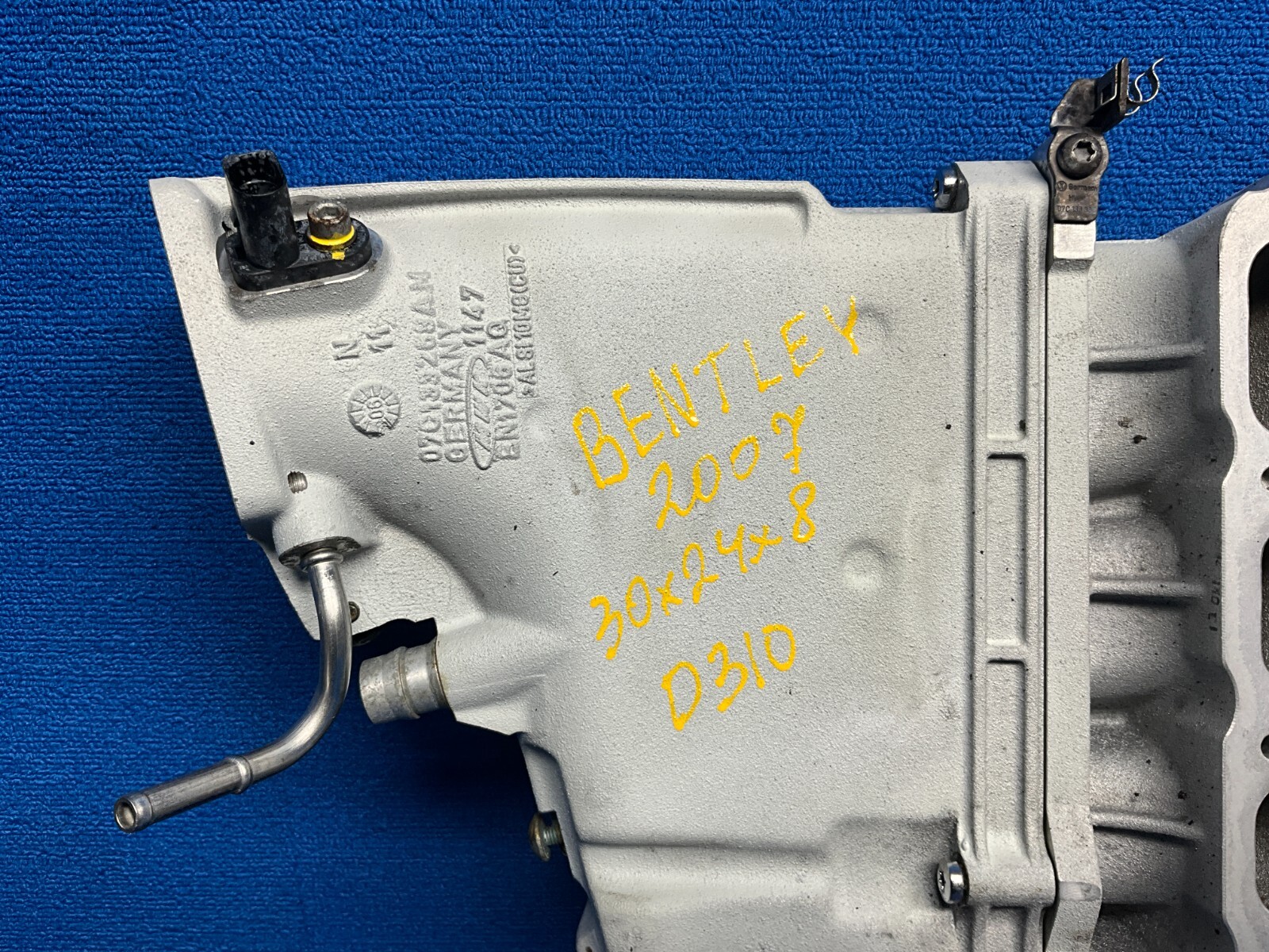 2005-2010 BENTLEY CONTINENTAL GTC 6.0L ENGINE MOTOR AIR INTAKE MANIFOLD OEM