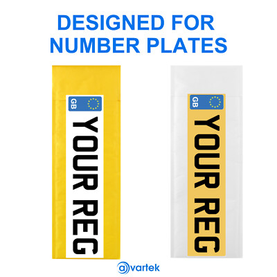 Number Plate Sized Padded Envelopes - 535x180mm Bubble Mailers With Gusset & Lip 2 thumbnail image