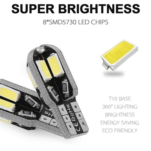 20x 8SMD T10 White LED 194 W5W Canbus Error Free Car Side Wedge Light Bulb Bulk - Picture 7 of 10