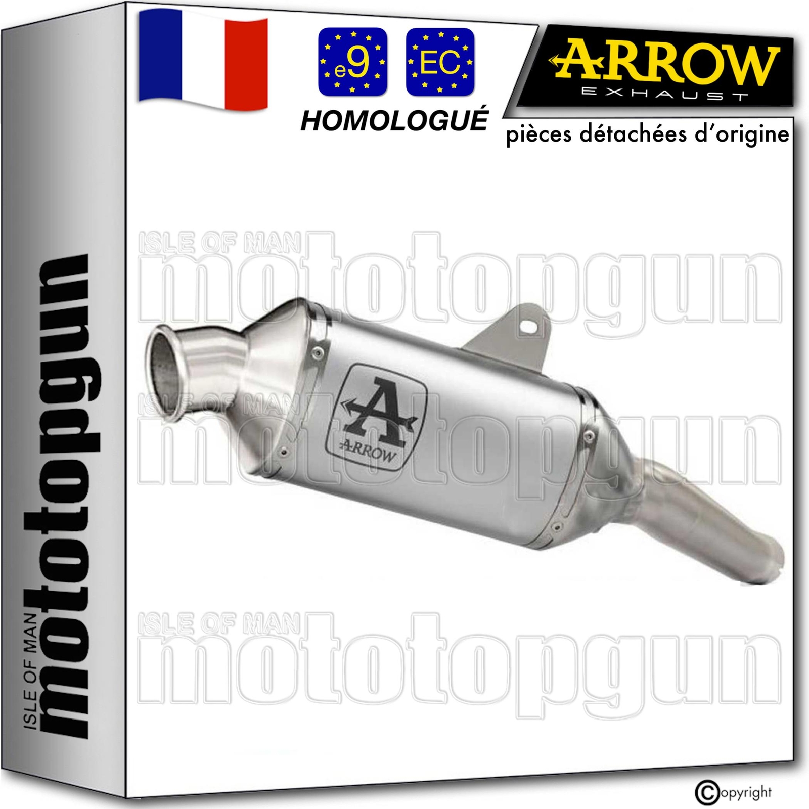 Pot Arrow Indy-Race pour voyager en Honda XL 750 Transalp 2023