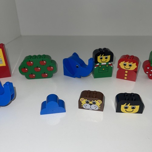 Lego DUPLO Vintage Parts Pieces Window Apple Elephant Horse Printed Specialty - Picture 3 of 11