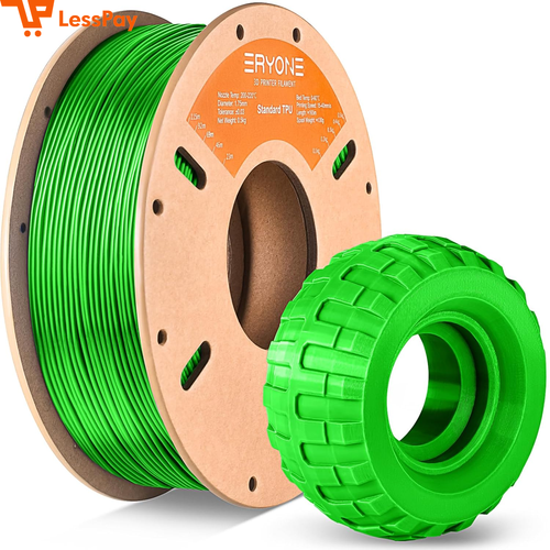 TPU Filament 1.75Mm, 3D Printer Filament,Flexible 95A TPU, +/-0.03Mm, 0.5Kg 1 Sp - 第 11/13 張圖片