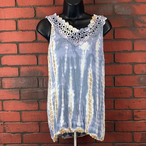 Raya Sun Tie Dye Tank Top Woman's Medium