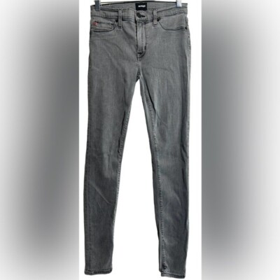 Hudson Jeans Womens Natalie Super Skinny Gray Size 27 Stretch