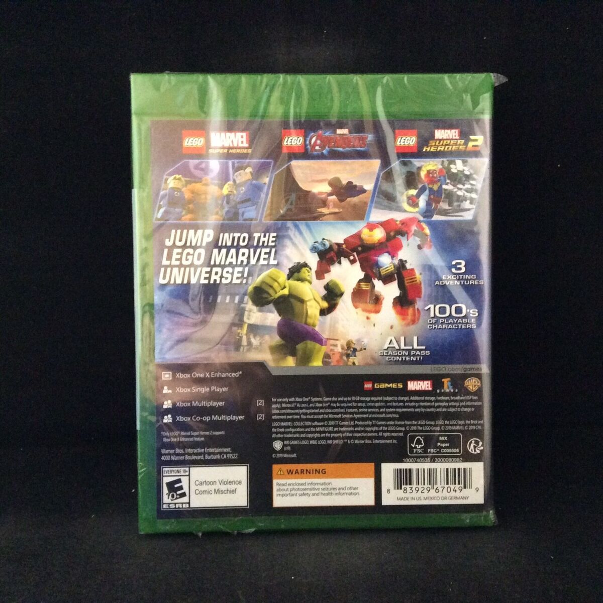 Lego Marvel Collection (Xbox One) BRAND NEW / Region Free