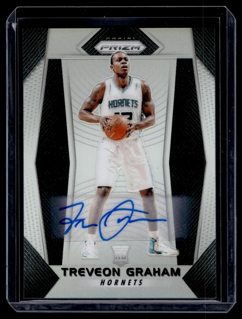 Treveon Graham 2017-18 Panini Prizm Rookie Silver Prizm Autograph Auto Card #239