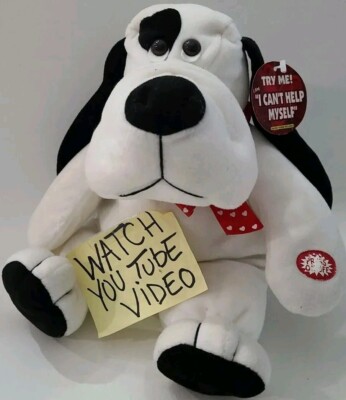 Dandee Valentine's Dog Animated Plush I Cant t Help Myself Stuffed Not Complete 