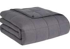 CUTEKING Weighted Blanket for Adults ( 20lbs, 60x80, Queen, Gray ) Heavy Blanket