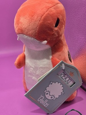 Bellzi Rexxi The Tyrannosaurus Rex Plush 11'' T-Rex Dinosaur Red Stuffed Animal