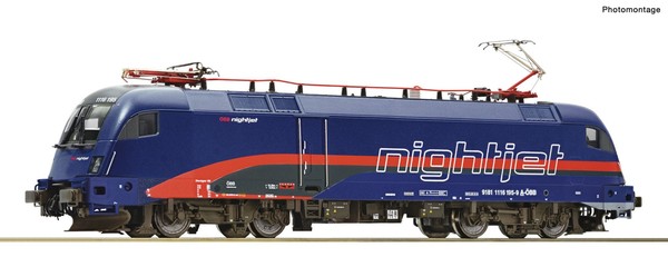 Roco 70495 H0 Dc E-Lok Rh 1116 Nj Nightjet Ep. Vi ÖBb-image