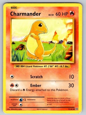 Charmander 9/108 Common Evolutions Pokemon Heavily Played