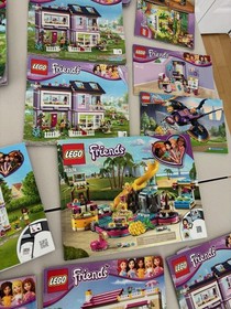 LEGO FRIENDS INSTRUCTION BOOK MANUAL ONLY HUGE LOT 41130 41714 41684 41095 41449
