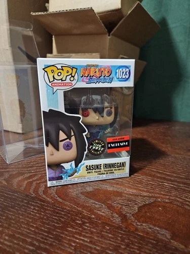 Funko Pop! Animation Naruto Shippuden 1023 Sasuke (Rinnegan) Chase W/Protector