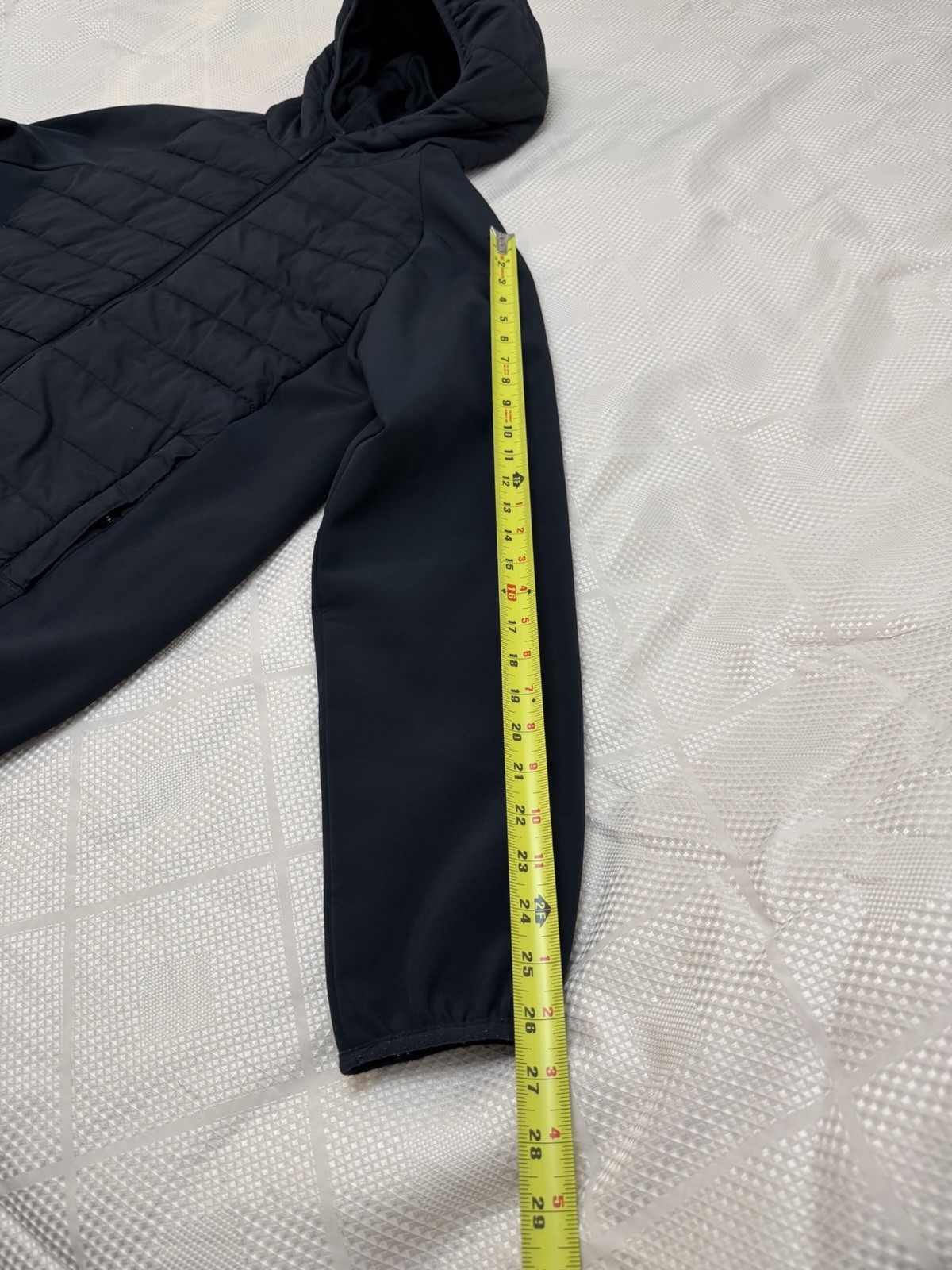 Primark Men's Jacket Navy Blue Size M Full Zip Pockets image 7