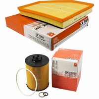 Mahle / Knecht Set Filterpaket Luftfilter LX 1261 ÖLfilter OX 636D