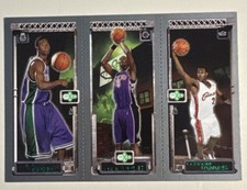 2003-04 Topps Rookie Matrix - LeBron James, Chris Bosh, T.J. Ford (RC)