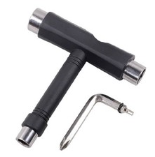 Skateboards T-TOOL ALL-IN-ONE TOOL Skateboard Longboard Black fits in pocket