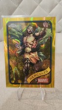 2025 TOPPS CHROME MARVEL HERCULES YELLOW LAVA REFRACTOR #163