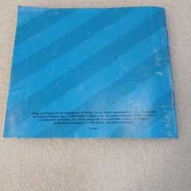 Sewer Shark (Sega CD, 1992) Authentic Game Disc & Manual UNTESTED