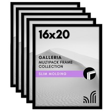 Americanflat 16x20 Picture Frame with Polished Plexiglass - Set of 5 - Galleria