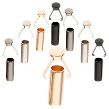 8 Pcs Metal Shoe Lace Ends Tips Aglets Replacement for Shoelaces