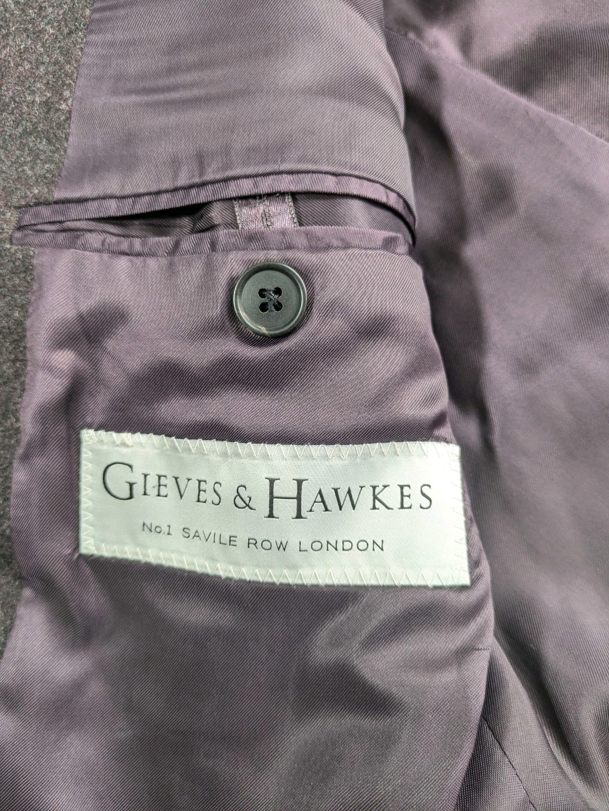 FILA Giacca Gieves & Hawkes Savile Row Blazer 40R 100% lana bordeaux ottime condizioni