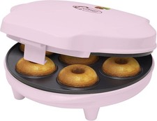 Bestron Donut Maker Retro Mini Donut Automat Antihaft 700W