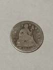 1853-P Seated Liberty Dime 10C With Arrows Silver Coin