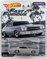 1970 Chevrolet Chevelle SS / Gray / Hot Wheels / Fast Furious Premium / 2019