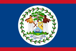 Belize Flag Sticker Self Adhesive Decal Belizean National Flag Various Sizes