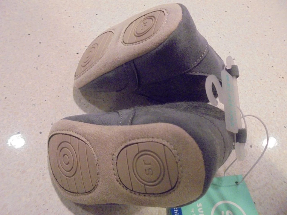 Niño Niño Surprize Gris Crispin Botas Talla Pequeña 6-12 Meses Nuevas Con Etiquetas Foto 4 de 4