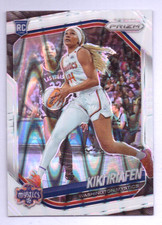 2025 Panini Prizm WNBA - Kiki Iriafen #72 White Seismic Prizm (RC)