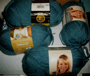 Lion Brand Vanna's Choice Yarn   Acrylic Color #108 Dusty Blue (4)