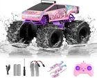 Amphibious Remote Control Car, 1:18 Waterproof Monster Truck Toys RC Cars, 2.4GH