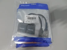 5x (2 packs) Moread Gold-Plated HDMI to VGA Adapter - Black - Brand New